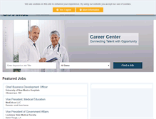 Tablet Screenshot of careers.aamse.org