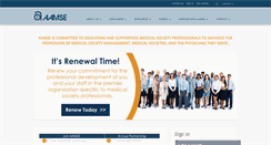 Desktop Screenshot of aamse.org